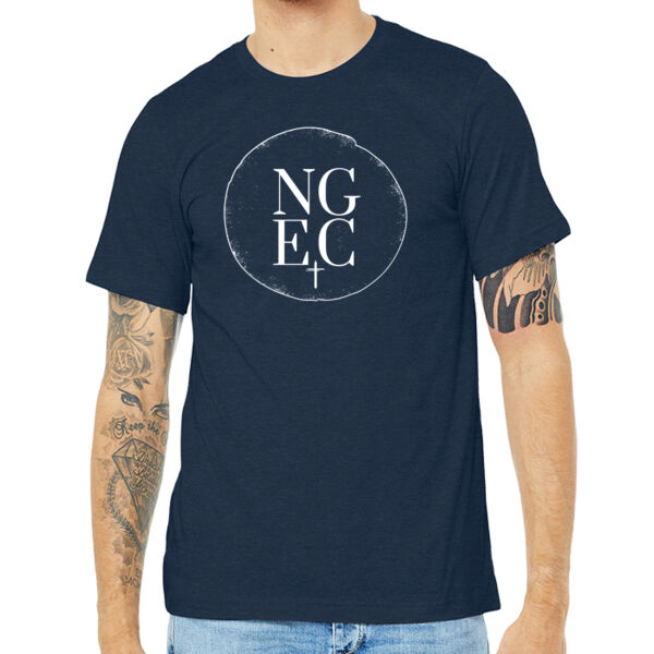 North Grove Evangelical Church Logo 1 - Unisex Heather CVC Short Sleeve Tee Thumbnail
