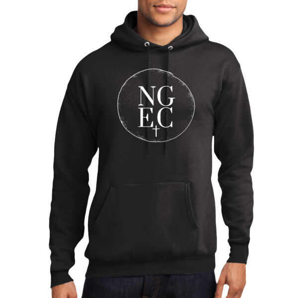 North Grove Evangelical Church Logo 1 - Core Fleece Pullover Hooded Sweatshirt Thumbnail