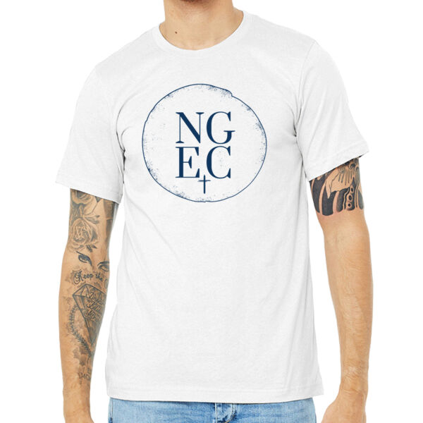North Grove Evangelical Church Logo 1 - Unisex Heather CVC Short Sleeve Tee Thumbnail