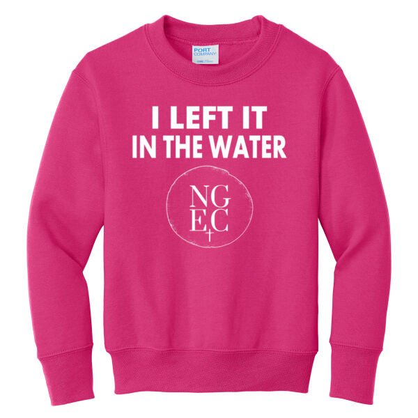 North Grove Evangelical Church Logo 2 - Youth Core Fleece Crewneck Sweatshirt Thumbnail