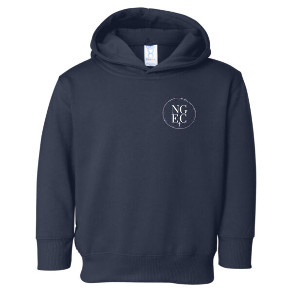 North Grove Evangelical Church Logo 3 - Toddler Pullover Fleece Hoodie Thumbnail