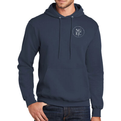 North Grove Evangelical Church Logo 3 - Tall Core Fleece Pullover Hooded Sweatshirt Thumbnail