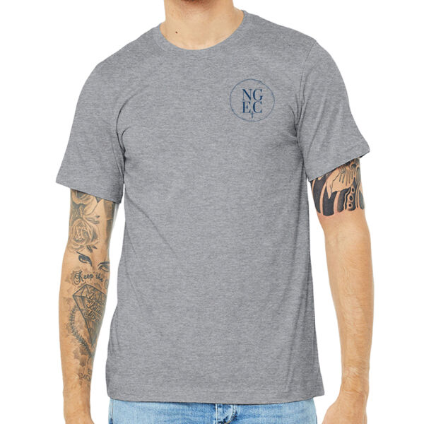 North Grove Evangelical Church Logo 3 - Unisex Heather CVC Short Sleeve Tee Thumbnail