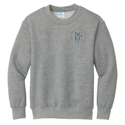 North Grove Evangelical Church Logo 3 - Youth Core Fleece Crewneck Sweatshirt Thumbnail