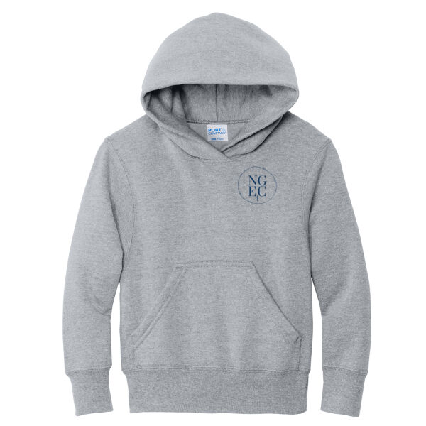 North Grove Evangelical Church Logo 3 - Youth Core Fleece Pullover Hooded Sweatshirt Thumbnail